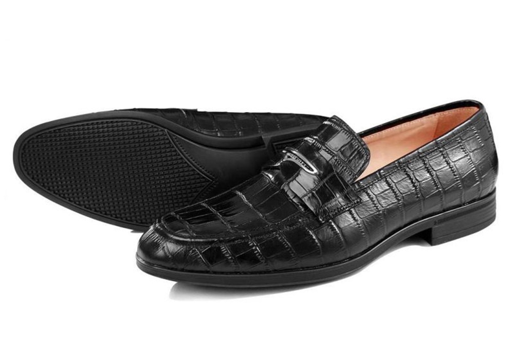 Giày loafer da cá sấu nam cao cấp GTKD018S được làm từ da cá sấu nhập khẩu