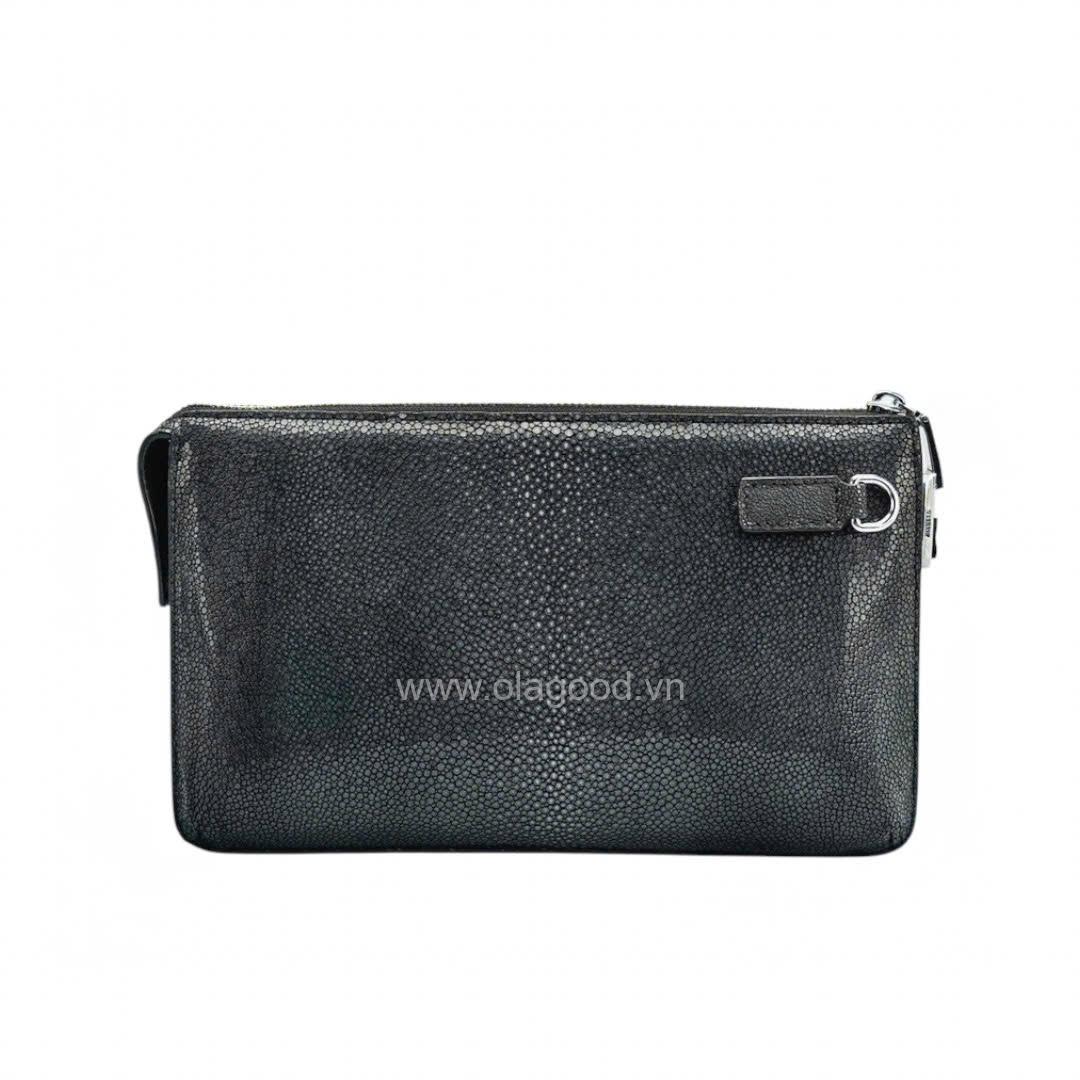 Clutch cầm tay da cá đuối - CL012D - Hình ảnh 3