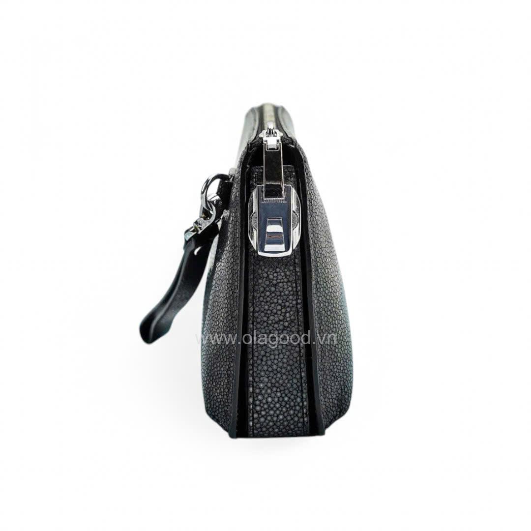 Clutch cầm tay da cá đuối - CL012D - Hình ảnh 6
