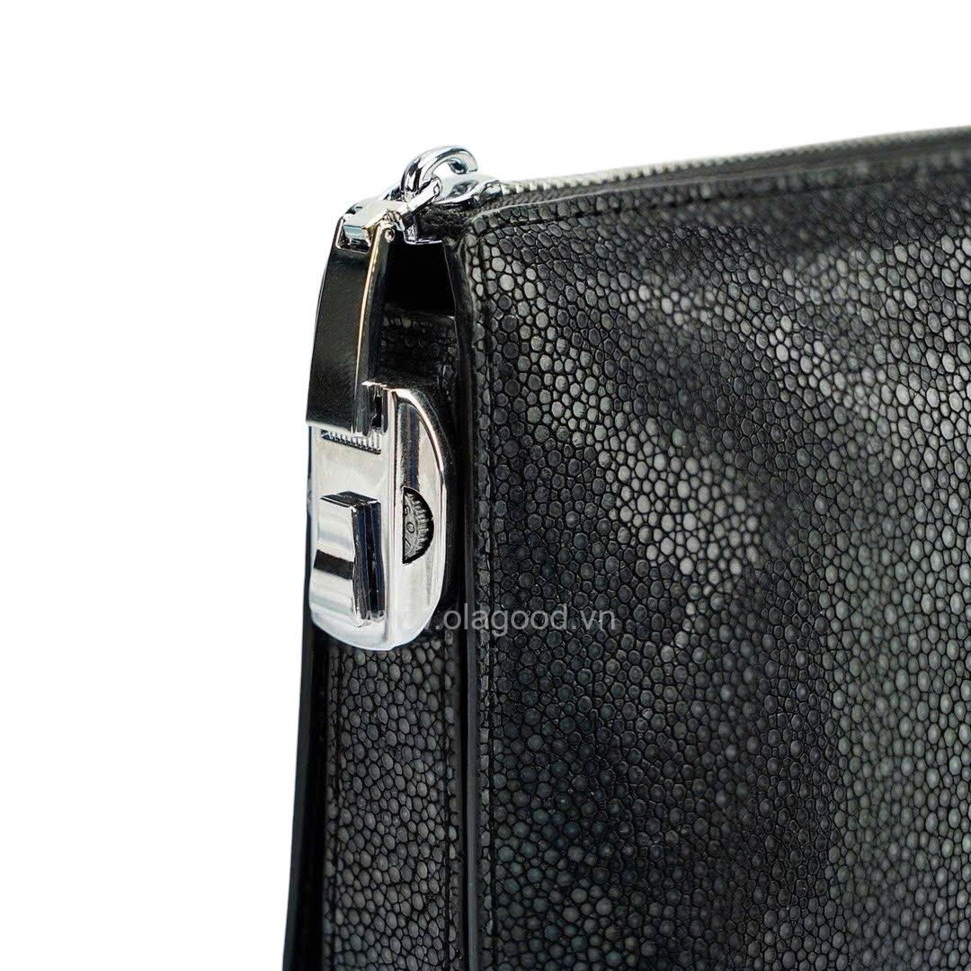 Clutch cầm tay da cá đuối - CL012D - Hình ảnh 9