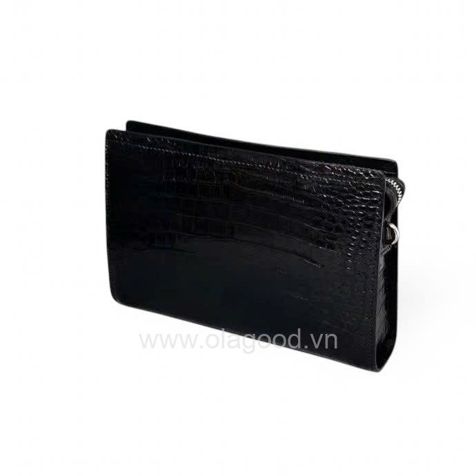 Clutch cầm tay nam da cá sấu - CL0110S - Hình ảnh 5
