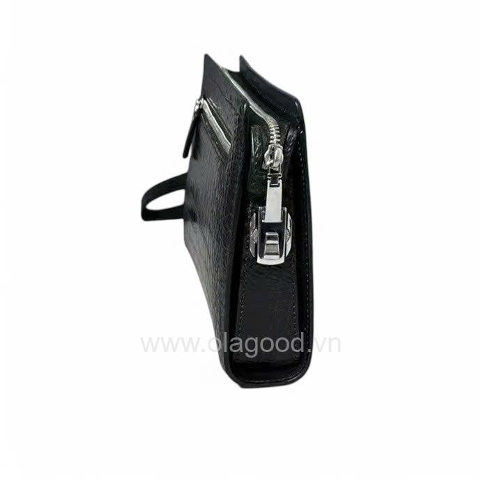 Clutch cầm tay nam da cá sấu - CL0110S - Hình ảnh 6