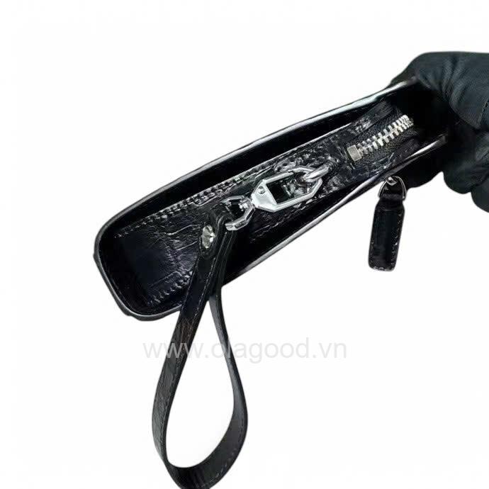 Clutch cầm tay nam da cá sấu - CL0110S - Hình ảnh 7