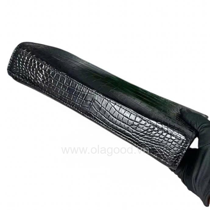 Clutch cầm tay nam da cá sấu - CL0110S - Hình ảnh 8