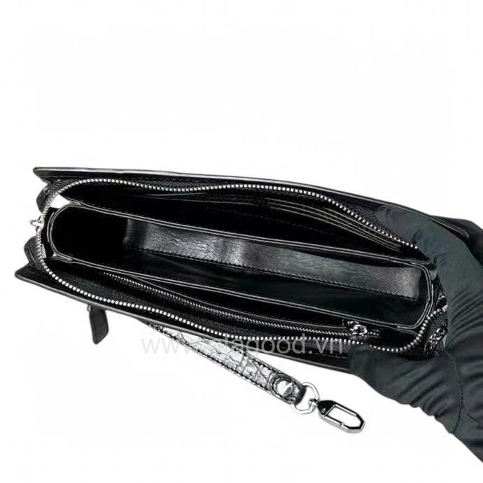 Clutch cầm tay nam da cá sấu - CL0110S - Hình ảnh 10