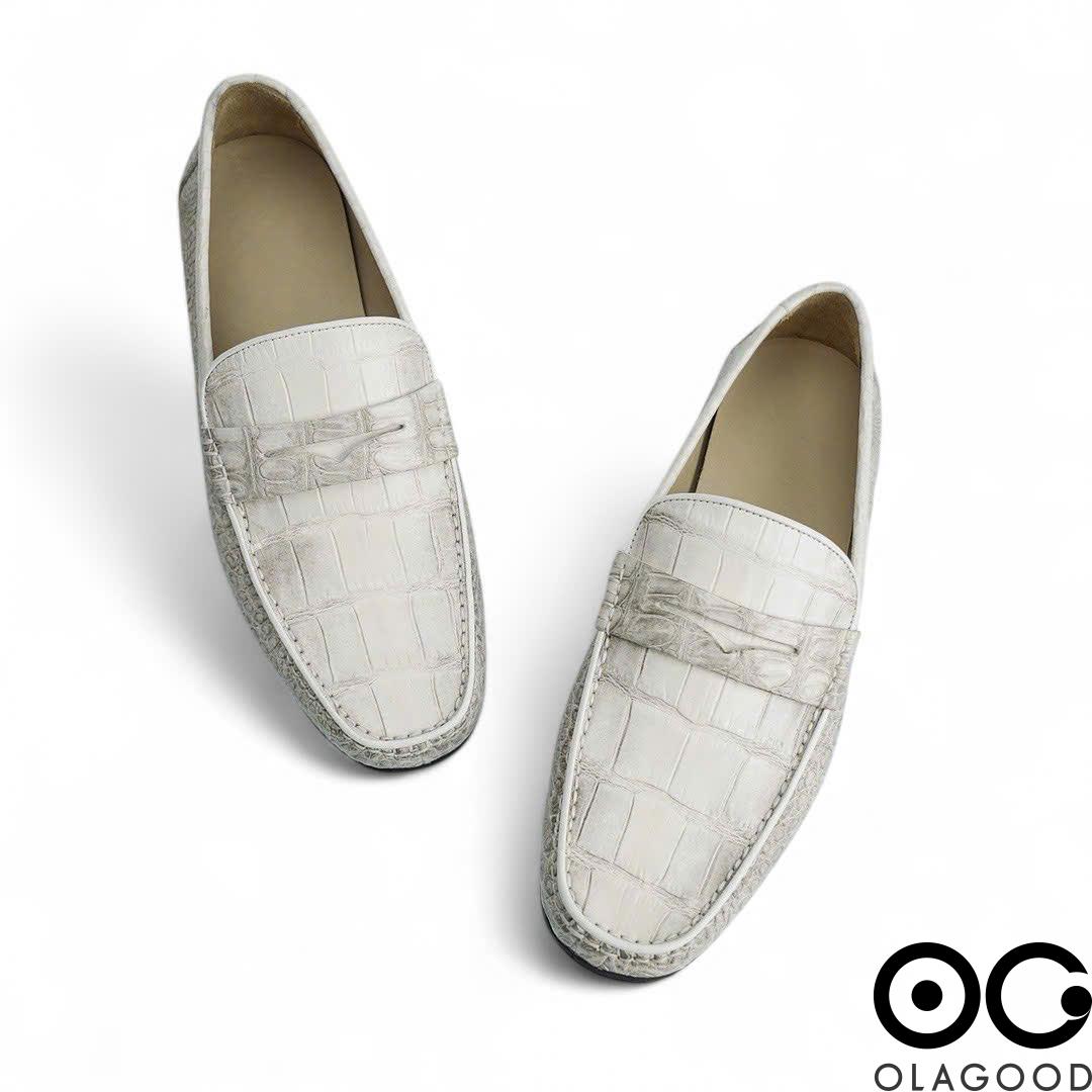 Giày mọi nam da cá sấu - GL0119S - Hình ảnh 3
