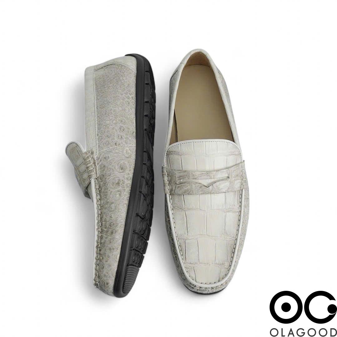 Giày mọi nam da cá sấu - GL0119S - Hình ảnh 7