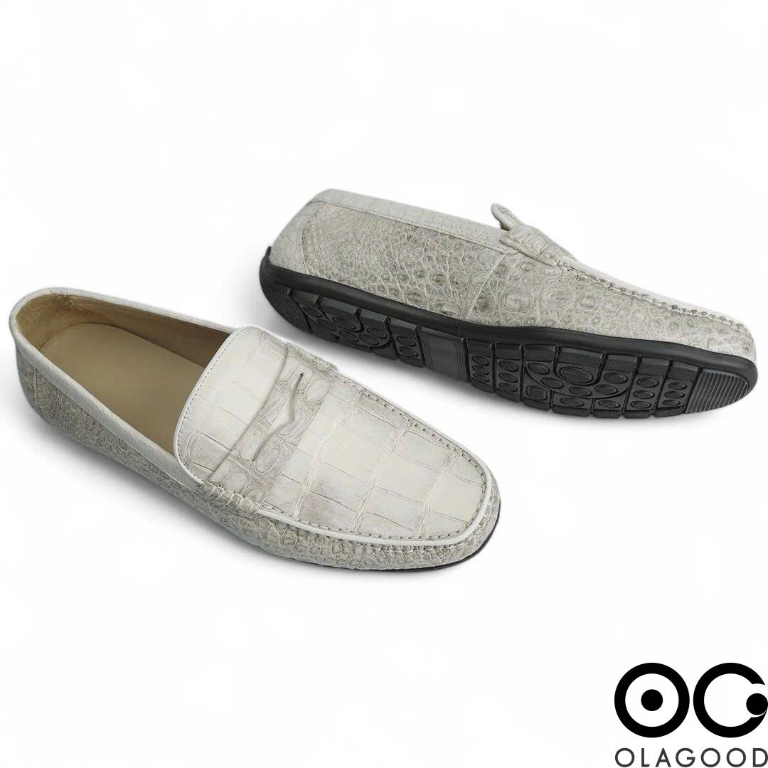 Giày mọi nam da cá sấu - GL0119S - Hình ảnh 8