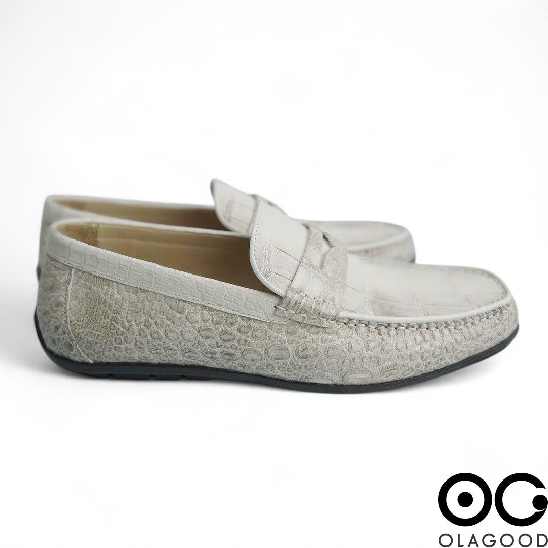 Giày mọi nam da cá sấu - GL0119S - Hình ảnh 5