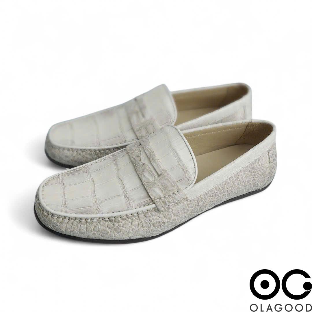 Giày mọi nam da cá sấu - GL0119S