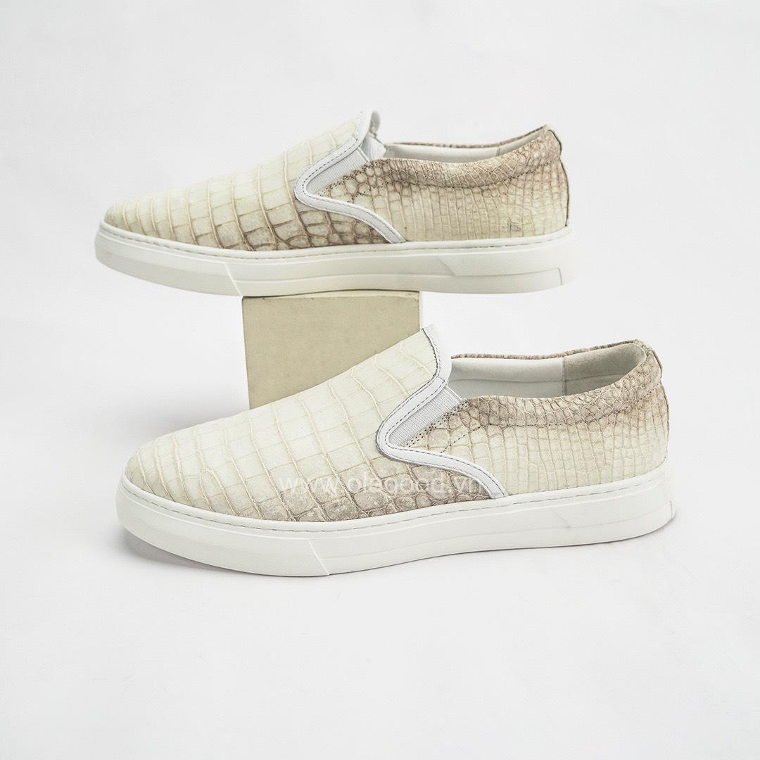 Giày nam thể thao sneaker da cá sấu - GTT0144S - Hình ảnh 4
