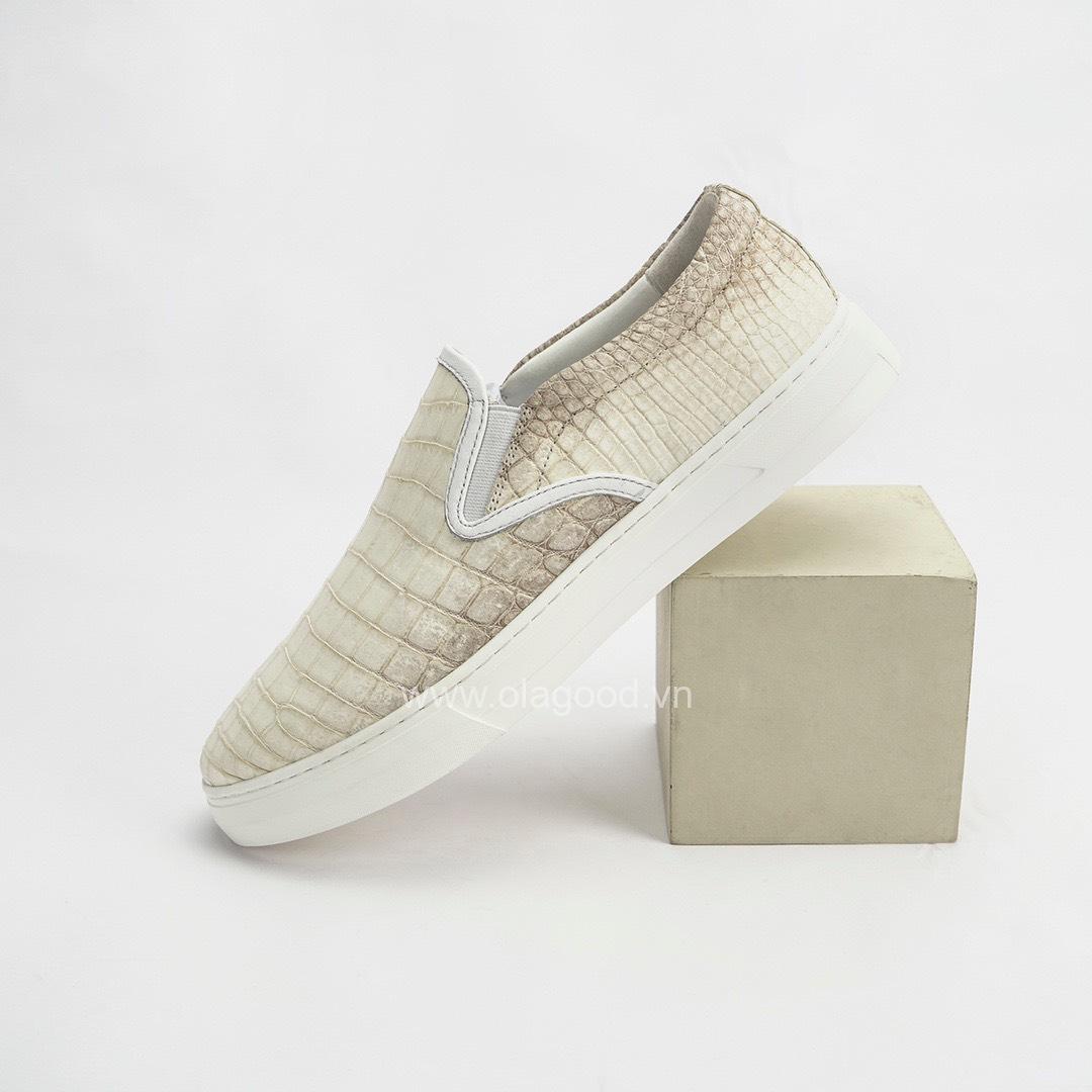 Giày nam thể thao sneaker da cá sấu - GTT0144S - Hình ảnh 7
