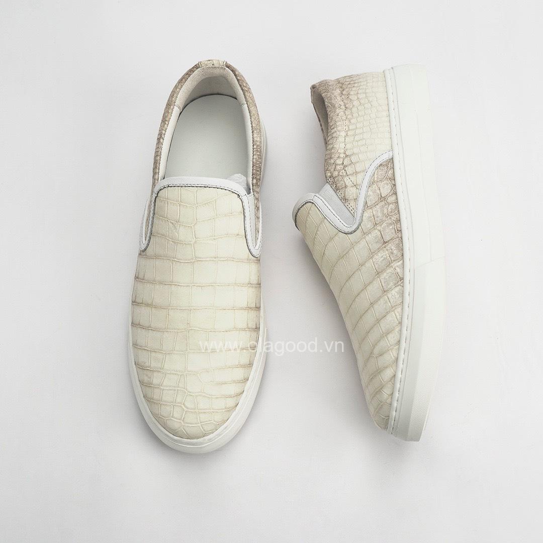 Giày nam thể thao sneaker da cá sấu - GTT0144S - Hình ảnh 5