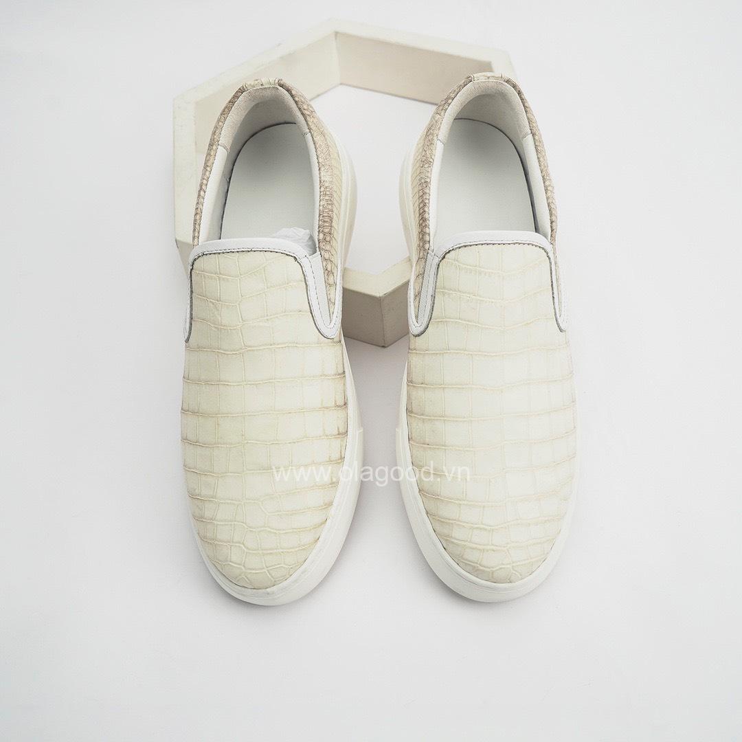 Giày nam thể thao sneaker da cá sấu - GTT0144S - Hình ảnh 2