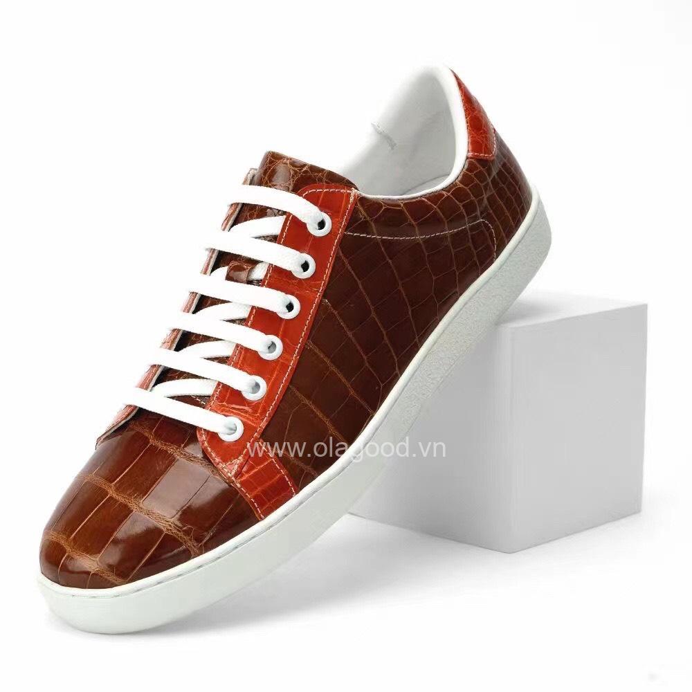 Giày thể thao da cá sấu - GTT0134S - Hình ảnh 3