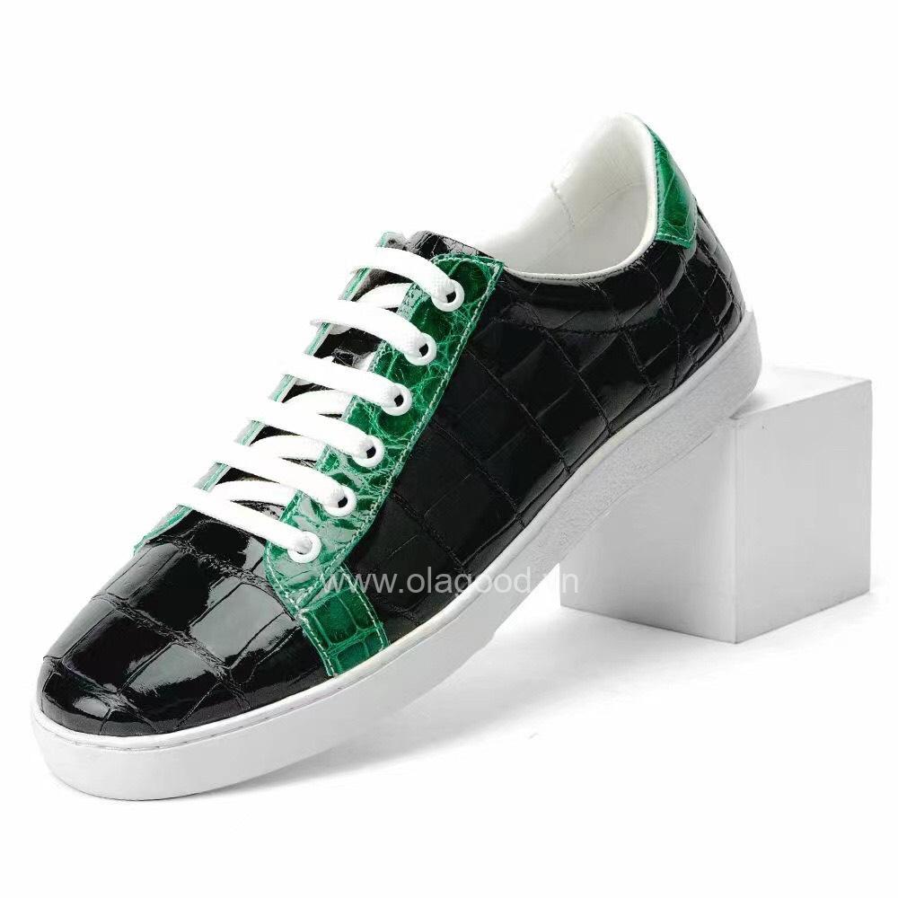Giày thể thao da cá sấu - GTT0134S - Hình ảnh 4