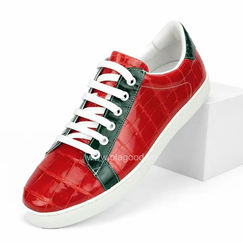 Giày thể thao da cá sấu - GTT0134S - Hình ảnh 5