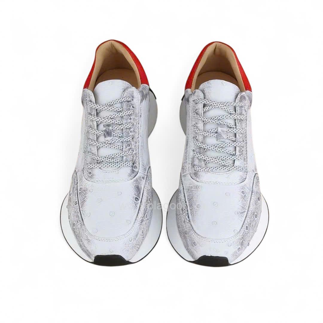 Giày thể thao da đà điểu - GTT0118D - Hình ảnh 3