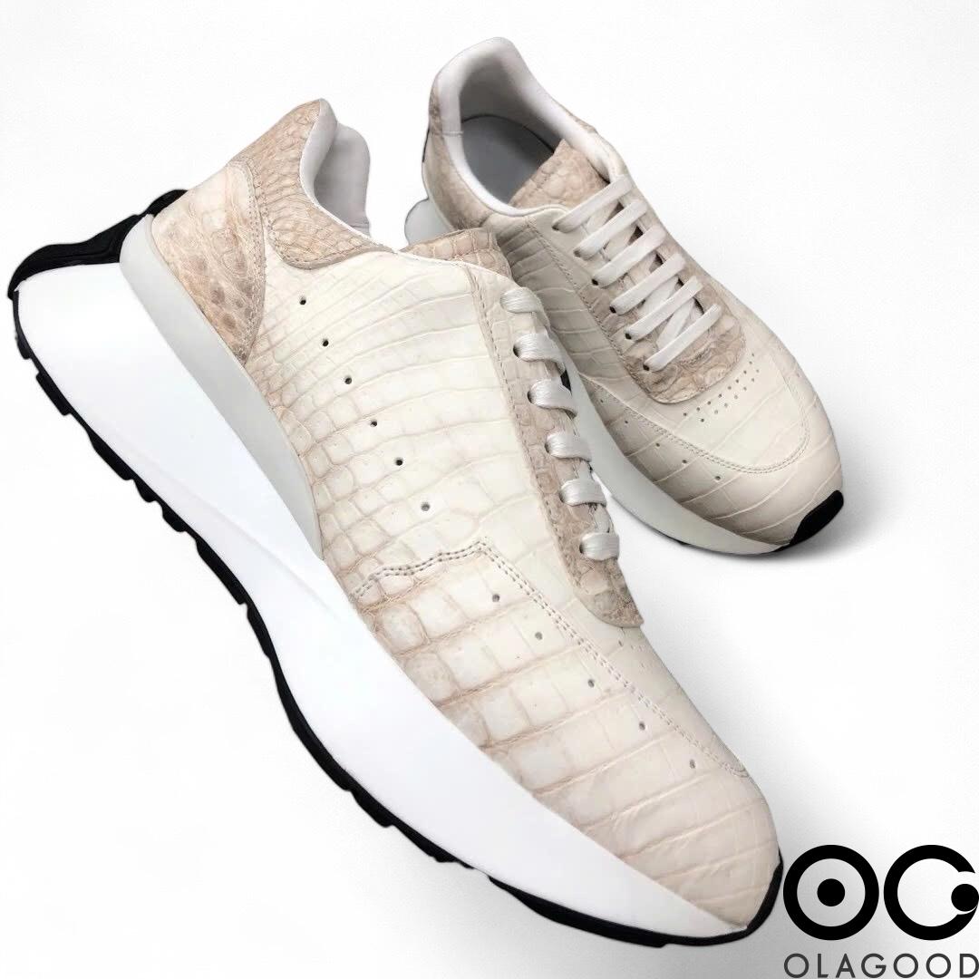 Giày thể thao sneaker da cá sấu - GTT0139S - Hình ảnh 7