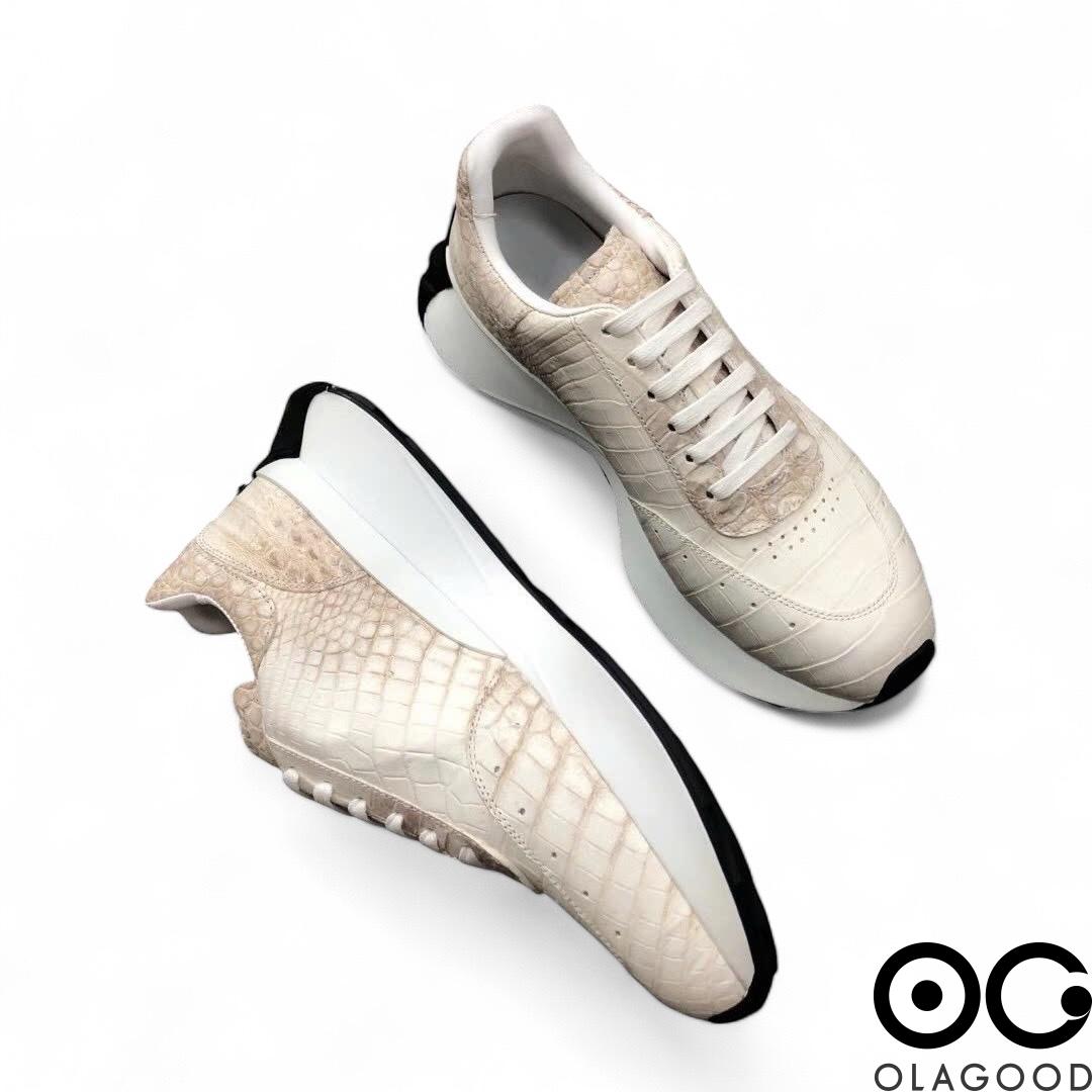 Giày thể thao sneaker da cá sấu - GTT0139S - Hình ảnh 8