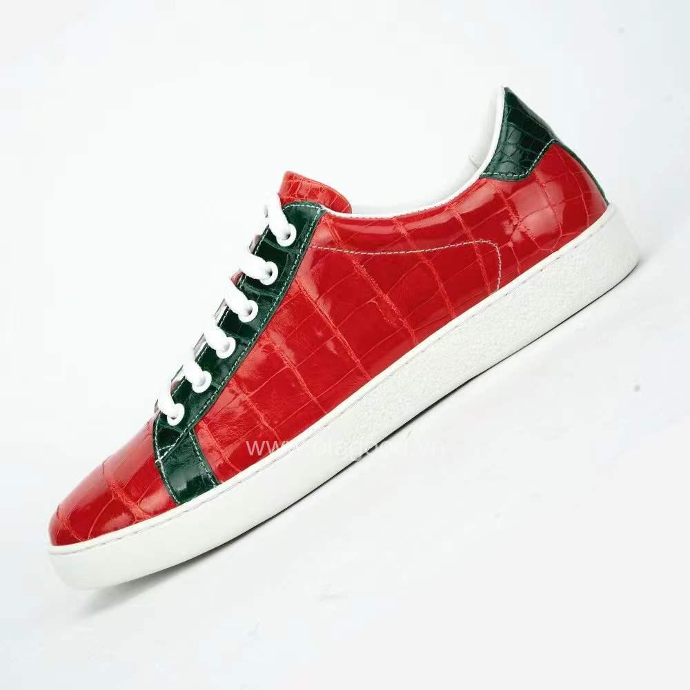 Giày thể thao da cá sấu - GTT0134S - Hình ảnh 12