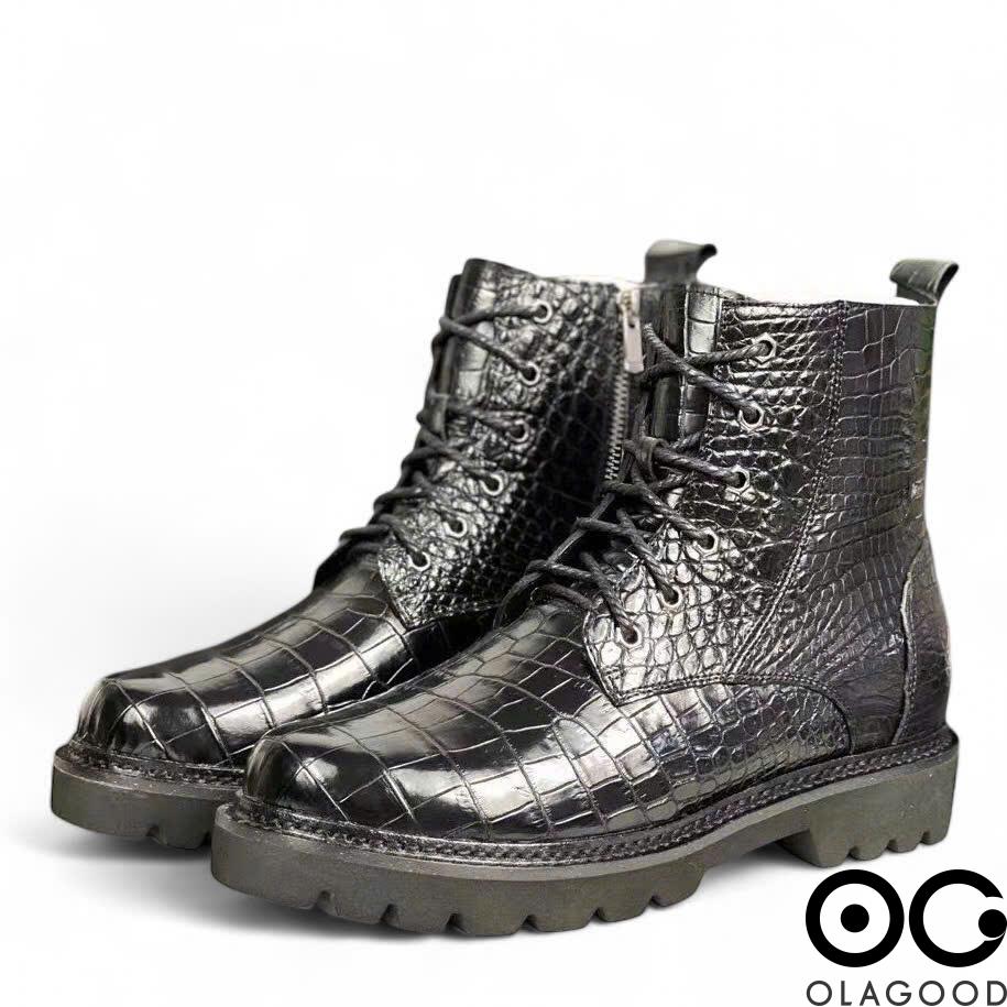 Boots da cá sấu nam - GB017S