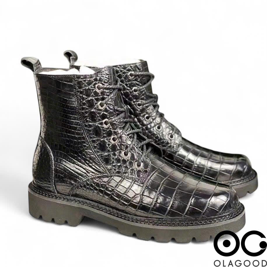Boots da cá sấu nam - GB017S - Hình ảnh 3