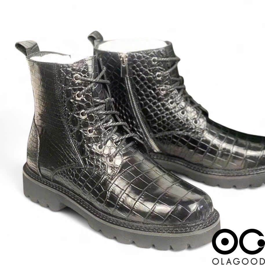Boots da cá sấu nam - GB017S - Hình ảnh 5