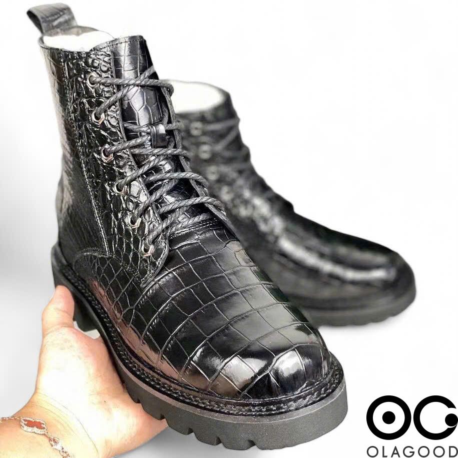 Boots da cá sấu nam - GB017S - Hình ảnh 8