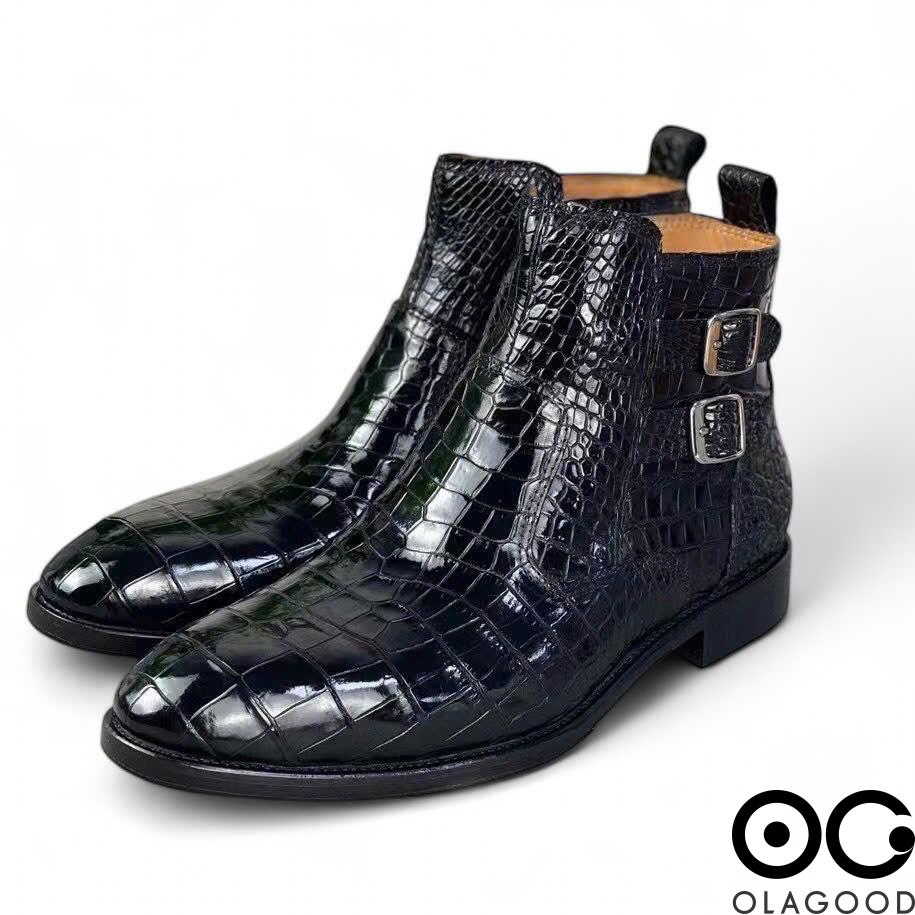 Boots nam da cá sấu cao cấp - GB016S