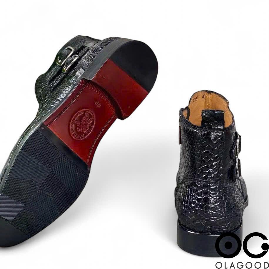 Boots nam da cá sấu cao cấp - GB016S - Hình ảnh 9