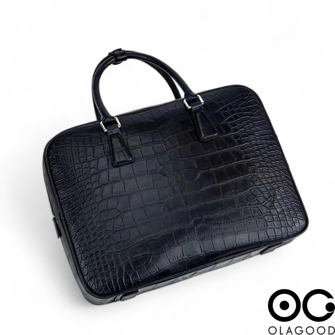 Cặp laptop da cá sấu Mỹ - CLT0120S - Hình ảnh 4