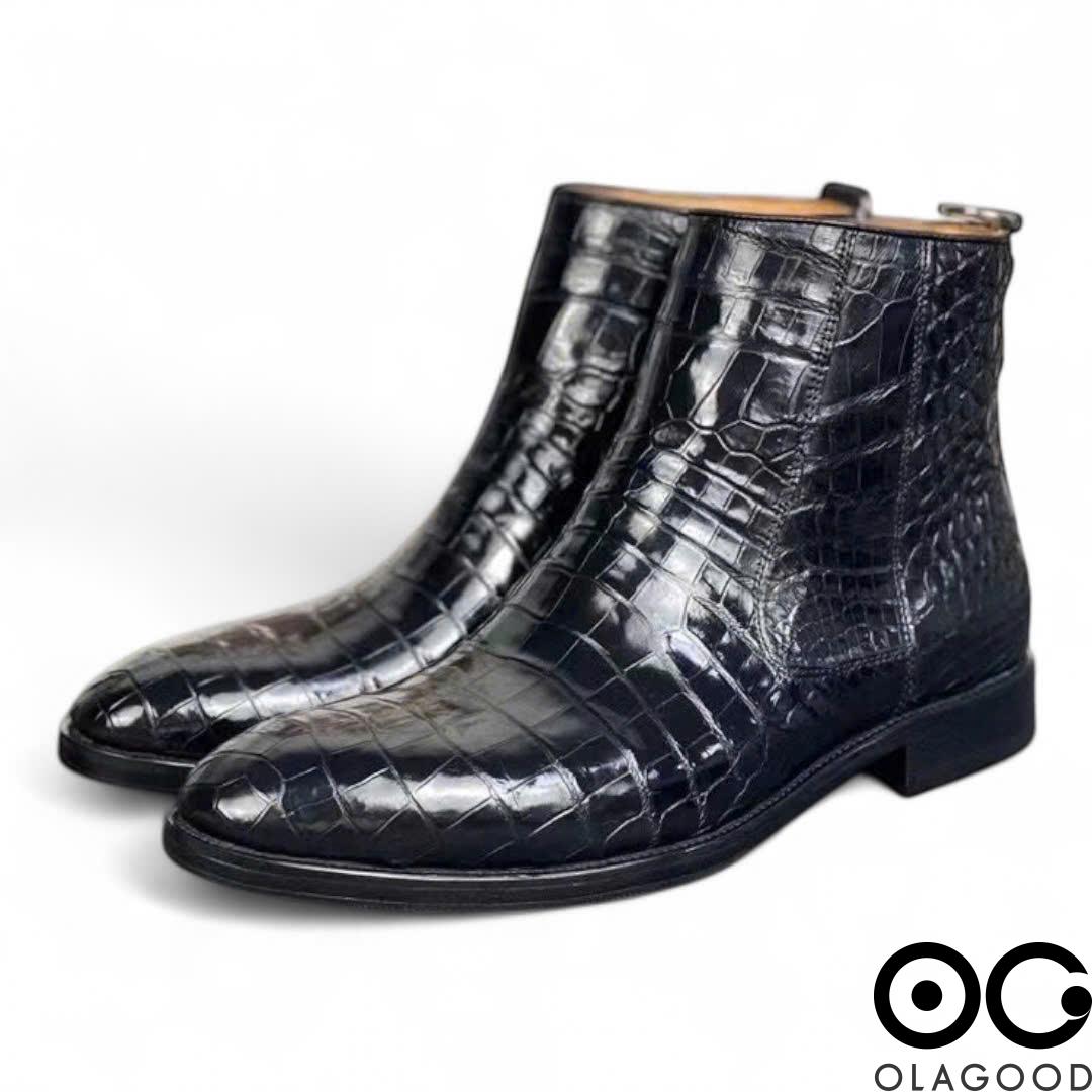 Chelsea boots da cá sấu - GB018S