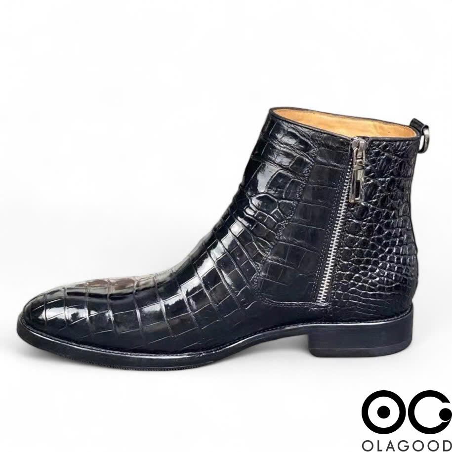 Chelsea boots da cá sấu - GB018S - Hình ảnh 6