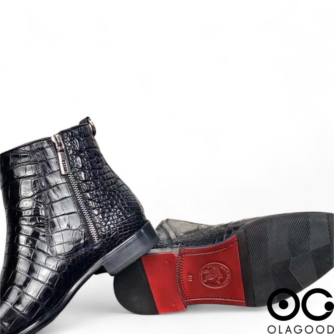 Chelsea boots da cá sấu - GB018S - Hình ảnh 7