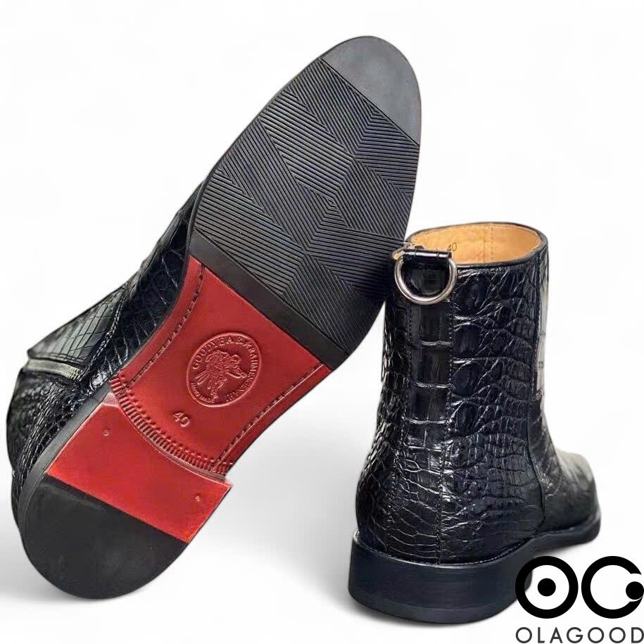 Chelsea boots da cá sấu - GB018S - Hình ảnh 9