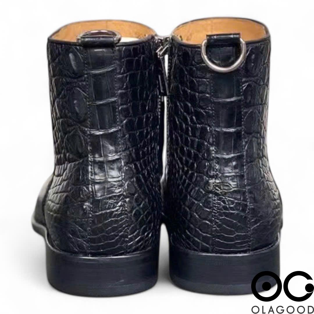 Chelsea boots da cá sấu - GB018S - Hình ảnh 10