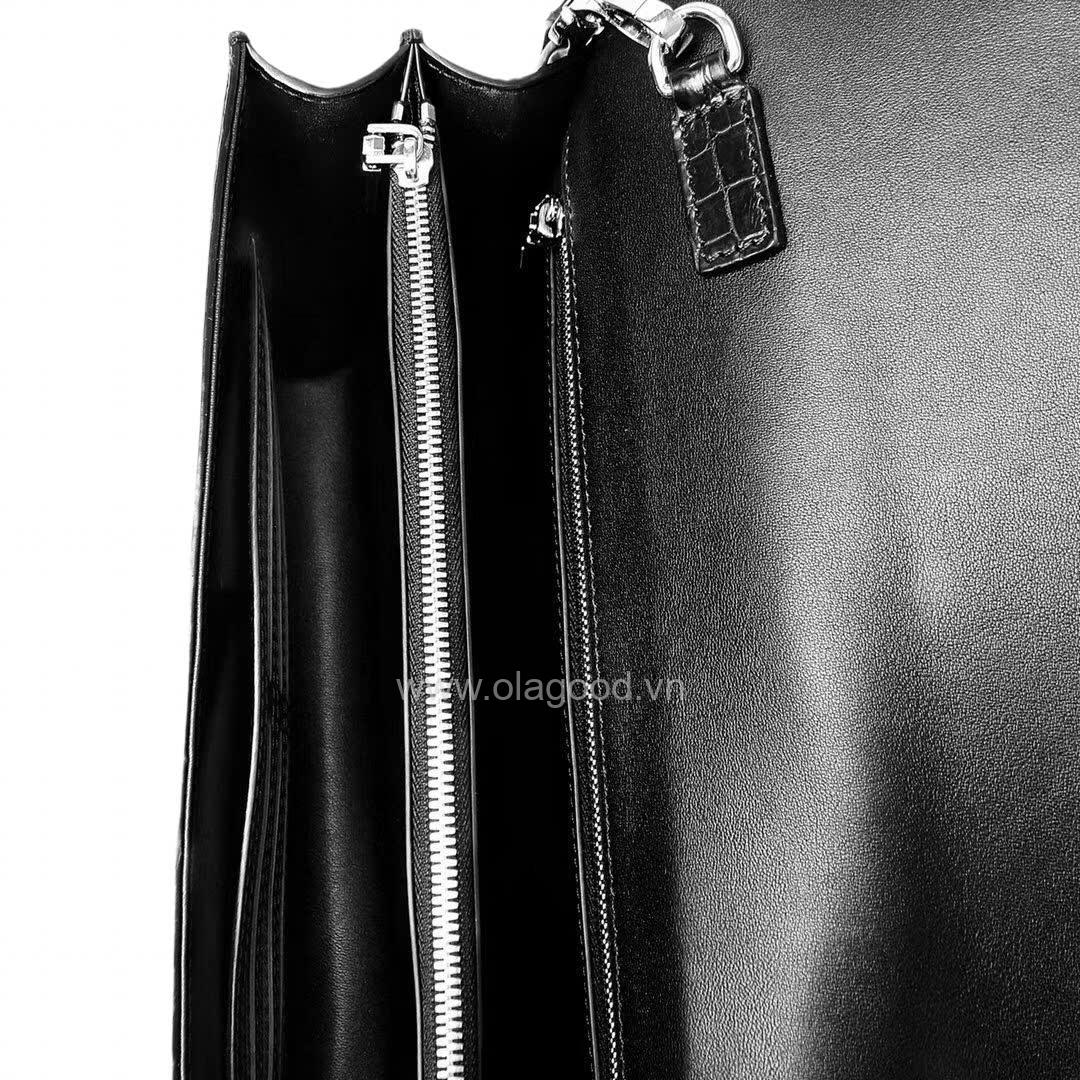 Clutch nam cầm tay da cá sấu - CL0112S - Hình ảnh 10