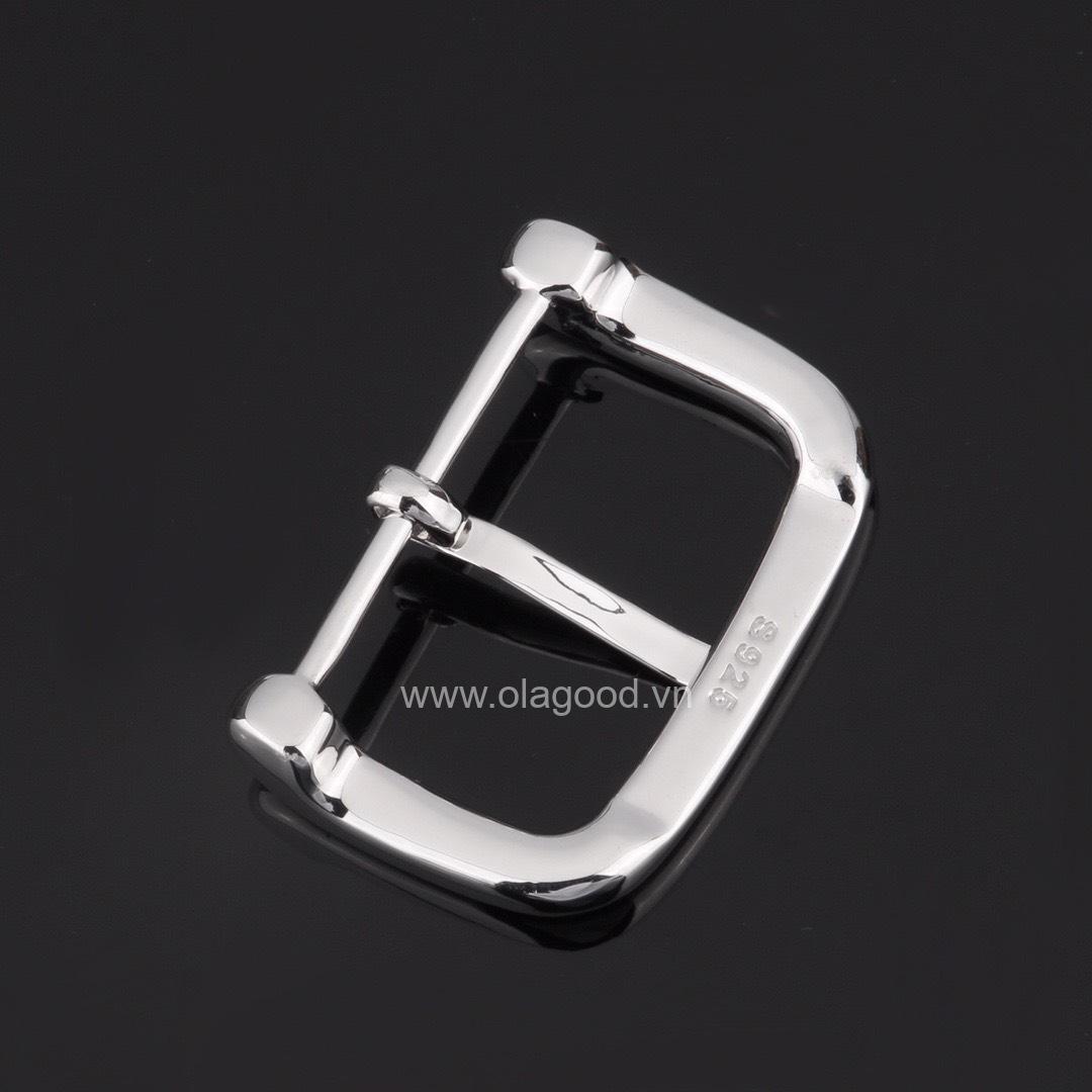 Đầu khóa thắt lưng bạc Ý 925 - KB011 - Hình ảnh 5