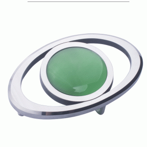 Đầu khóa thắt lưng vonfram mặt đá xanh cao cấp - VF019