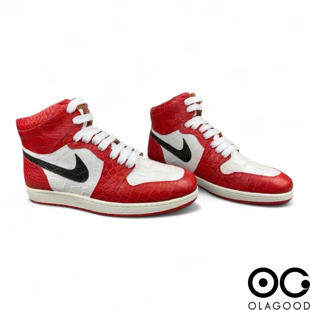 Giày Nike Jordan cổ cao da cá sấu - GTT0146S - Hình ảnh 3