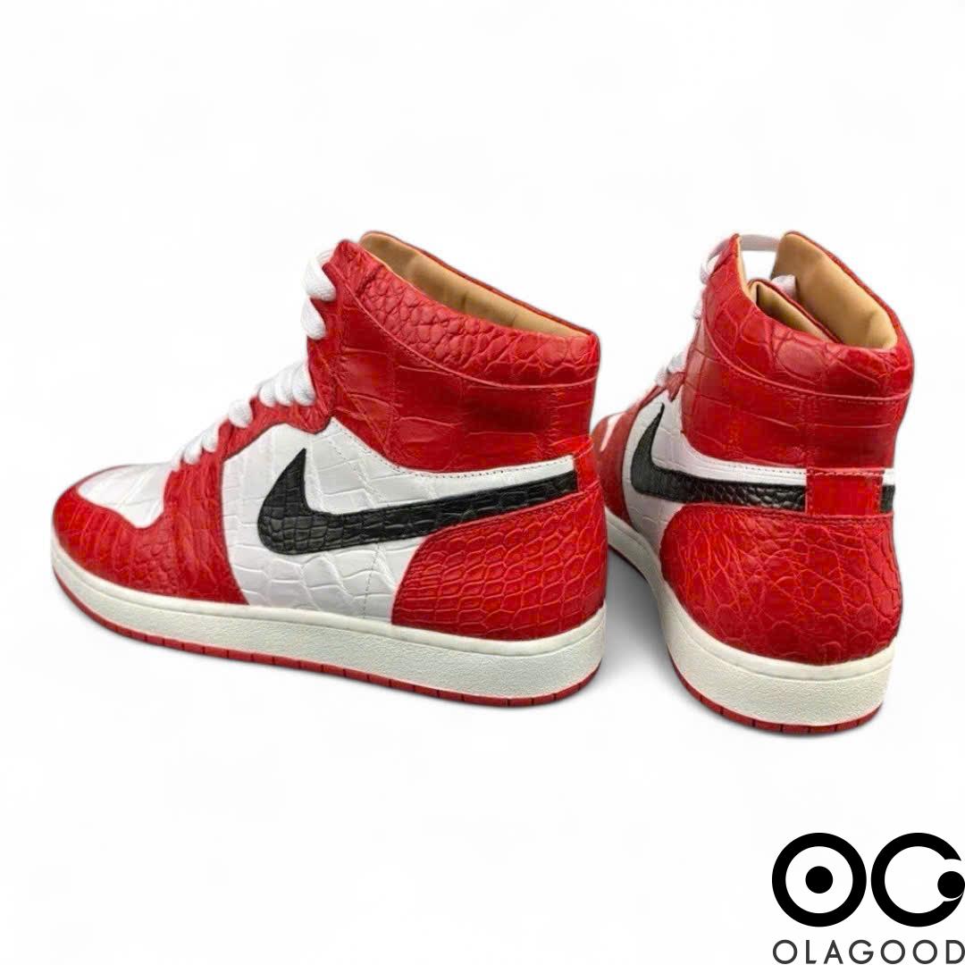 Giày Nike Jordan cổ cao da cá sấu - GTT0146S - Hình ảnh 9