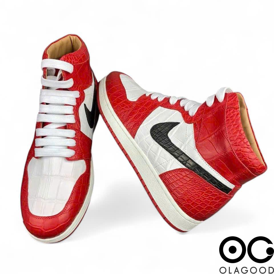 Giày Nike Jordan cổ cao da cá sấu - GTT0146S - Hình ảnh 7