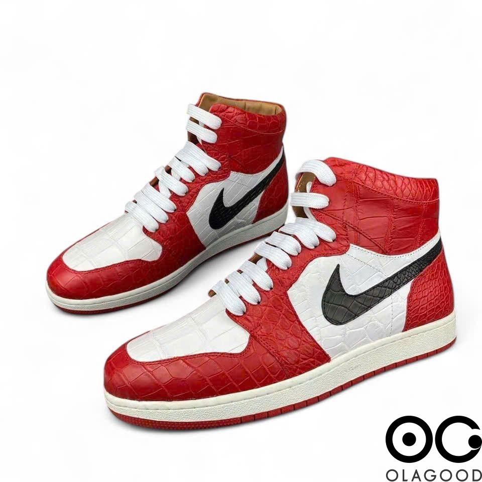Giày Nike Jordan cổ cao da cá sấu - GTT0146S