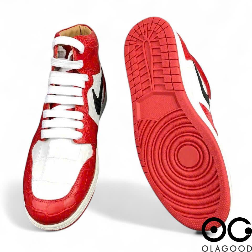 Giày Nike Jordan cổ cao da cá sấu - GTT0146S - Hình ảnh 8