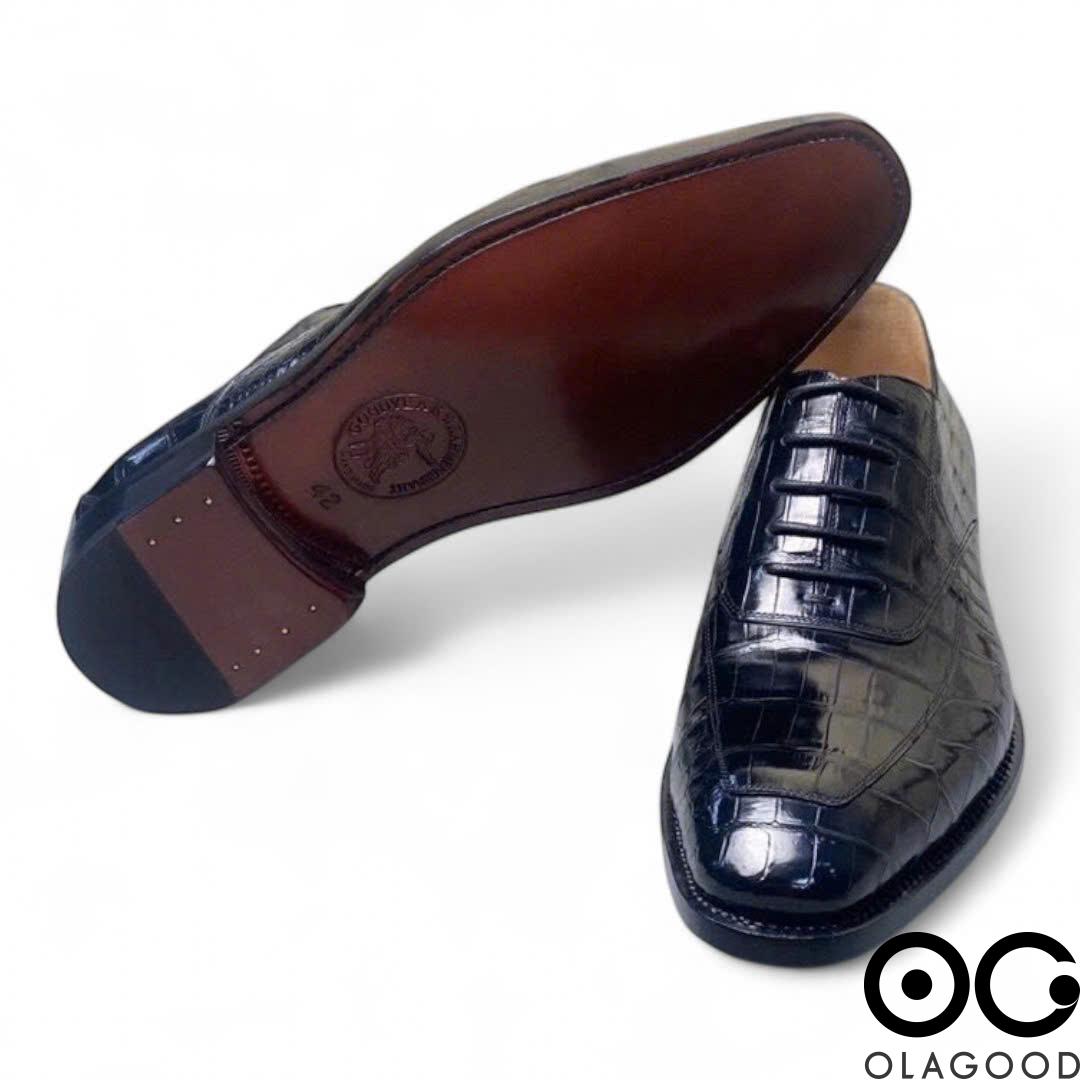 Giày công sở nam da cá sấu - GGY0119S - Hình ảnh 7
