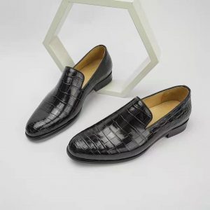 Giày lười nam da cá sấu - GL0120S