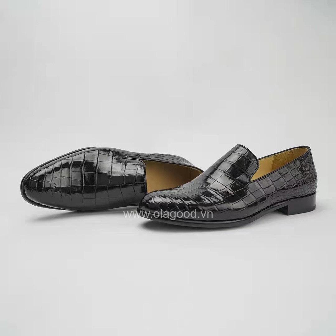 Giày lười nam da cá sấu - GL0120S - Hình ảnh 3