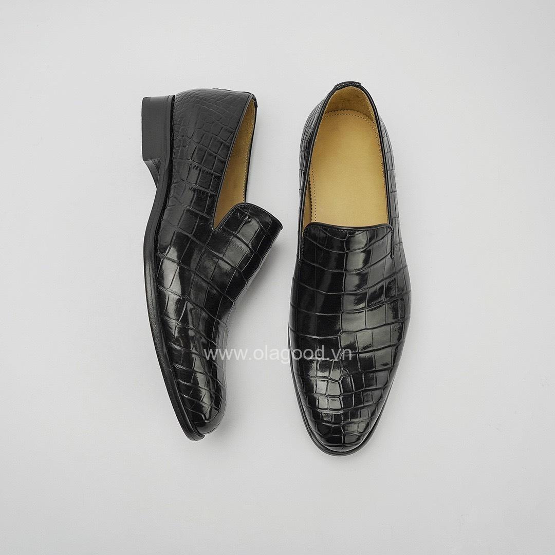 Giày lười nam da cá sấu - GL0120S - Hình ảnh 4