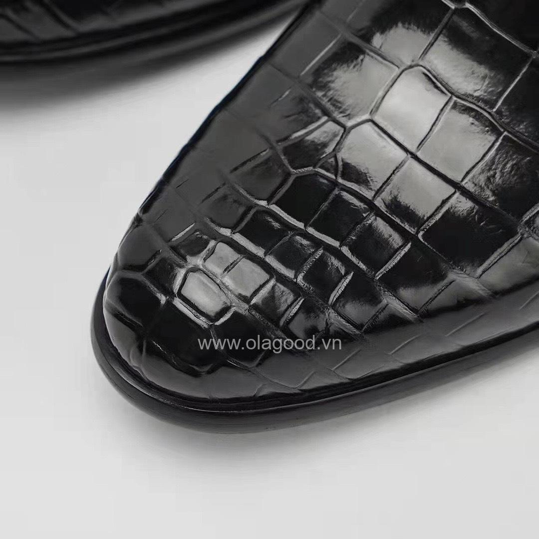 Giày lười nam da cá sấu - GL0120S - Hình ảnh 8